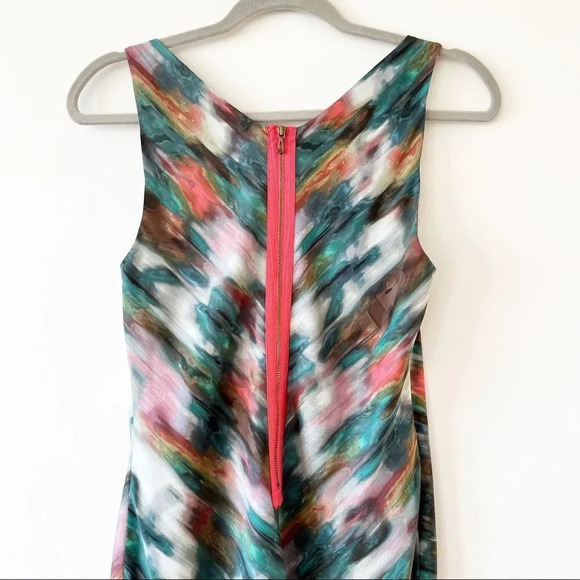 Rachel Rachel Roy Watercolor Print Dress Size‎ Small Spring Wedding Guest Party - Picture 6 of 9
